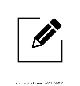 Edit icon symbol for apps and websites. edit document sign and symbol. edit text icon. pencil. sign up
