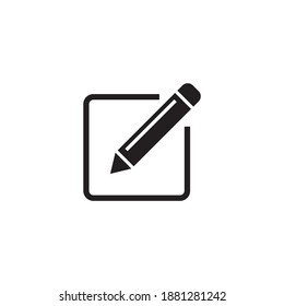 símbolo de icono de edición, vector