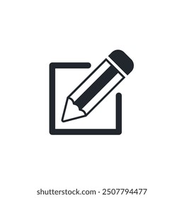 Edit icon symbol template for graphic and web design collection logo vector illustration