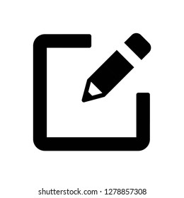 edit icon symbol vector