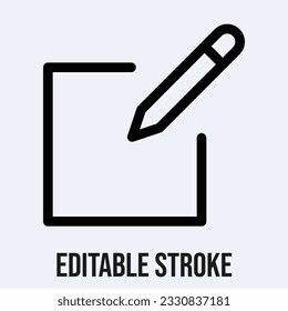 Edit Icon Symbol. Edit Icon Vector Illustration.