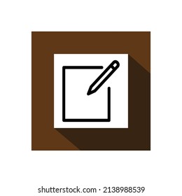 Edit icon, technology icon vector illustration.