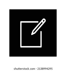 Edit icon, technology icon vector illustration.