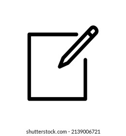 Edit icon, technology icon vector illustration.