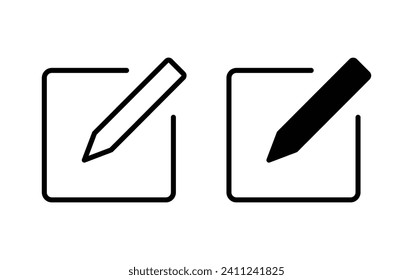 Edit icon, edit text sign vector for web site Computer and mobile app