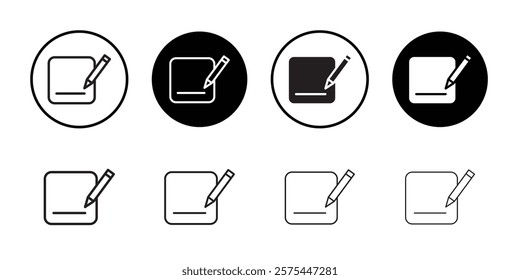 Edit icon Thin line art collection