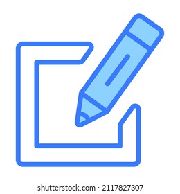 edit Icon. User interface Vector Illustration, As a Simple Vector Sign and Trendy Symbol in Line Art Style, for Design and Websites, or Mobile Apps,
