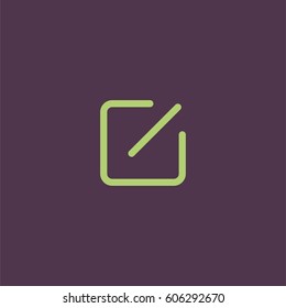 Edit icon vector