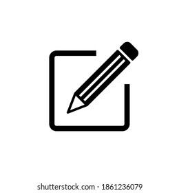 Edit icon vector. edit document icon. edit text icon. pencil. sign up