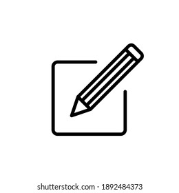 Edit Icon Vector. Edit Document Icon. Edit Text Icon. Pencil. Sign Up