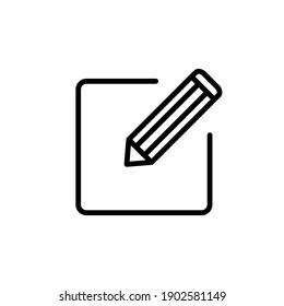 Edit icon vector. edit document icon. edit text icon. pencil. sign up