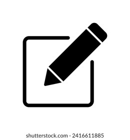 Edit icon vector. edit document icon. edit text icon. pencil. sign up