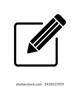 Edit icon vector. edit document icon. edit text icon. pencil. sign up