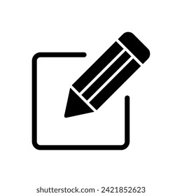 Edit icon vector. edit document icon. edit text icon. pencil. sign up