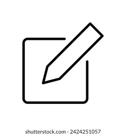 Edit icon vector. edit document icon. edit text icon. pencil. sign up