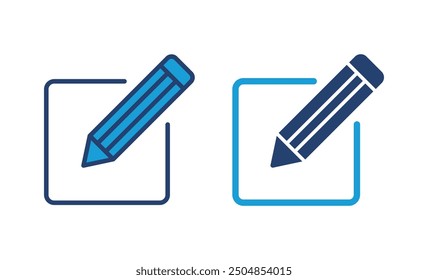 Edit icon vector. edit document icon. edit text icon. pencil. sign up