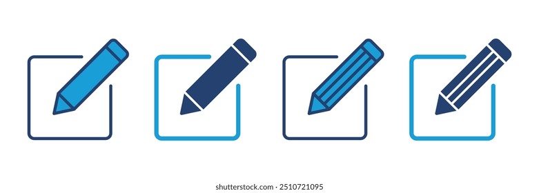 Edit icon vector. edit document icon. edit text icon. pencil. sign up