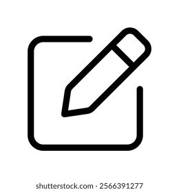 Edit Icon. Vector Files and Editable Stroke