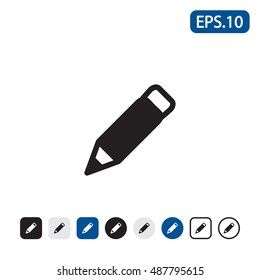 Edit icon. Vector illustration.