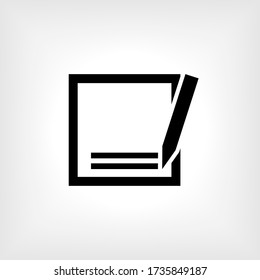 Editar icono - Ilustración vectorial para diseño y sitios web, presentación o aplicación.