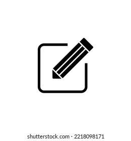Edit icon vector illustration. edit document sign and symbol. edit text icon. pencil. sign up