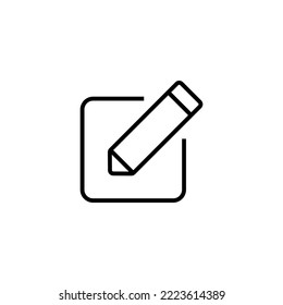 Edit icon vector illustration. edit document sign and symbol. edit text icon. pencil. sign up