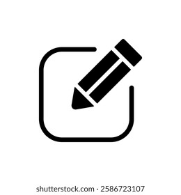 Edit icon vector illustration. edit document sign and symbol. edit text icon. pencil. sign up