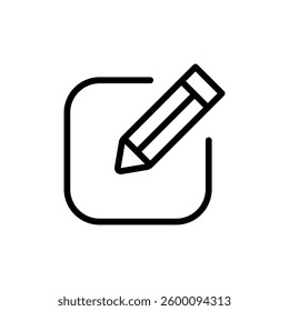 Edit icon vector illustration. edit document sign and symbol. edit text icon. pencil. sign up