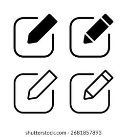 Edit icon vector illustration. edit document sign and symbol. edit text icon. pencil. sign up