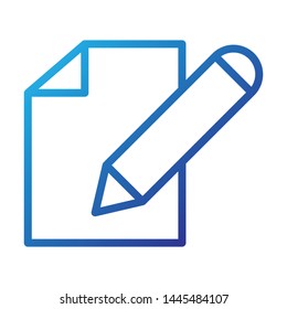 Edit Icon, Vector Illustration,User Interface Colour Outline