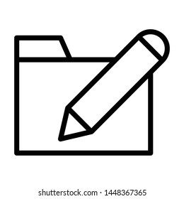 Edit Icon, Vector Illustration,User Interface Glyph