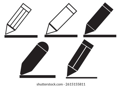 Edit icon vector isolated on white background. Pencil icon. sign up Icon vector. edit text