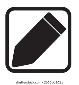 Edit icon vector isolated on white background. Pencil icon. sign up Icon vector. edit text