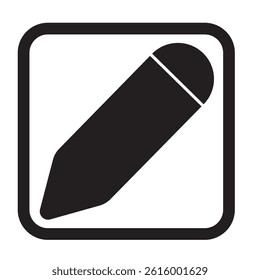 Edit icon vector isolated on white background. Pencil icon. sign up Icon vector. edit text