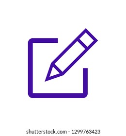 Edit icon vector. Pencil icon. sign up Icon vector