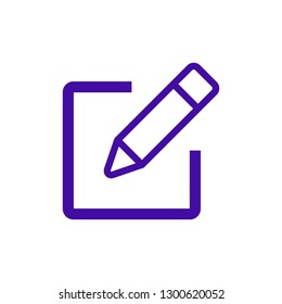 Edit icon vector. Pencil icon. sign up Icon vector