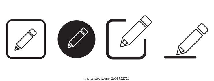 Edit icon vector. Pencil icon. sign up Icon vector
