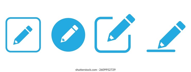 Edit icon vector. Pencil icon. sign up Icon vector
