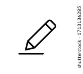 Edit icon vector. Pencil, Write icon symbol illustration