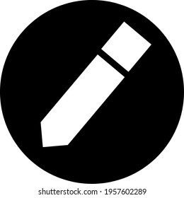 Edit icon vector pencil. Write icon symbol illustration