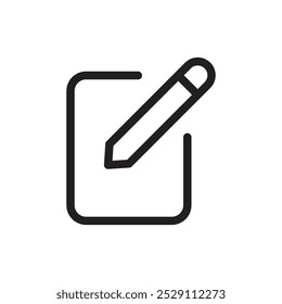 Edit icon Vector set outline