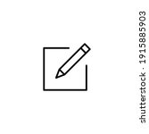 edit icon vector for web, computer and mobile app