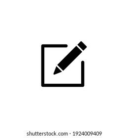 Edit icon vector for web, computer and mobile app