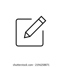 Edit icon vector for web and mobile app. edit document sign and symbol. edit text icon. pencil. sign up