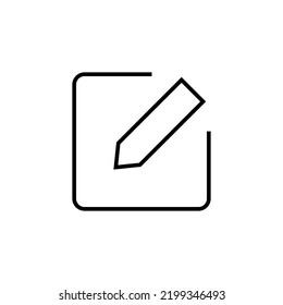 Edit icon vector for web and mobile app. edit document sign and symbol. edit text icon. pencil. sign up