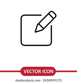 Symbol Vektorgrafik bearbeiten.Bearbeiten Sie Symbol mit einfacher flacher Illustration auf weißem Hintergrund.eps