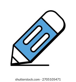 Edit icon with white background vector stock illustration