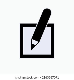 Edit Icon. Write Symbol - Vector.