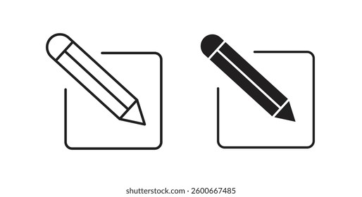 Edit icons graphics set vectors
