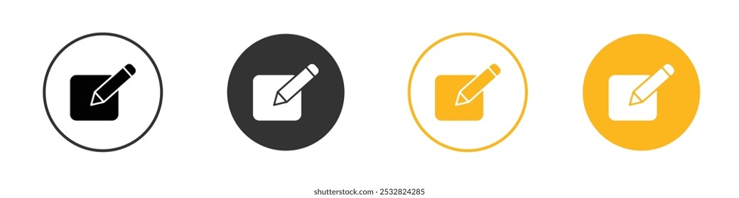 Edit Image Icon black and white vector outline sign